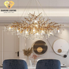 DIAMOND LIGHTING ĐÈN CHÙM SERIP PHA LÊ LUXURY HIỆN ĐẠI VÀNG TRẮNG - DCSR 044