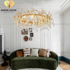 DIAMOND LIGHTING ĐÈN CHÙM SERIP ENZIO PHA LÊ HIỆN ĐẠI VÀNG TRẮNG - DCHD 1100X