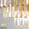 DIAMOND LIGHTING ĐÈN CHÙM PLACIA PHA LÊ HIỆN ĐẠI VÀNG TRẮNG - DCHD 044Z