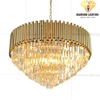 DIAMOND LIGHTING ĐÈN CHÙM CALLIOPE PHA LÊ HIỆN ĐẠI VÀNG TRẮNG - DCHD 1100I