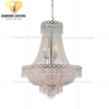 DIAMOND LIGHTING ĐÈN CHÙM ALEKSANDER PHA LÊ TÂN CỔ ĐIỂN TRẮNG XÁM - DC 1200F