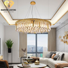 DIAMOND LIGHTING ĐÈN CHÙM RAYA PHA LÊ LUXURY HIỆN ĐẠI VÀNG TRẮNG - DCHD 044X