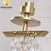 DIAMOND LIGHTING ĐÈN CHÙM HADRIAN PHA LÊ CỔ ĐIỂN VÀNG TRẮNG - DC 1100L