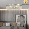 DIAMOND LIGHTING ĐÈN CHÙM ARISTOS PHA LÊ HIỆN ĐẠI BẠC TRẮNG - DCHD 1111I