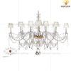 DIAMOND LIGHTING ĐÈN CHÙM PHA LÊ CAO CẤP TÂN CỔ ĐIỂN VÀNG TRẮNG - DC 1761