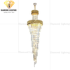 DIAMOND LIGHTING ĐÈN CHÙM CYRUS PHA LÊ TÂN CỔ ĐIỂN VÀNG TRẮNG - DC 1110H