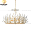 DIAMOND LIGHTING ĐÈN CHÙM HALVAR PHA LÊ TÂN CỔ ĐIỂN VÀNG TRẮNG - DC 1100Q