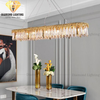 DIAMOND LIGHTING ĐÈN CHÙM RAYA PHA LÊ NGANG HIỆN ĐẠI VÀNG TRẮNG - DCHD 044X/1