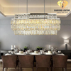 DIAMOND LIGHTING ĐÈN CHÙM LIEBER PHA LÊ HIỆN ĐẠI BẠC TRẮNG - DCHD 1100G