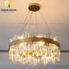 DIAMOND LIGHTING ĐÈN CHÙM PAIMAN PHA LÊ HIỆN ĐẠI VÀNG TRẮNG - DCHD 110F
