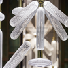 DIAMOND LIGHTING ĐÈN CHÙM THUỶ TINH NGHỆ THUẬT HIỆN ĐẠI VÀNG TRẮNG - DCNT 6638