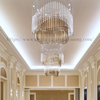 DIAMOND LIGHTING ĐÈN CHÙM PHA LÊ DECOR HIỆN ĐẠI TRẮNG NÂU - DCNT 6641