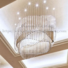 DIAMOND LIGHTING ĐÈN CHÙM PHA LÊ DECOR HIỆN ĐẠI TRẮNG NÂU - DCNT 6641