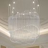 DIAMOND LIGHTING ĐÈN CHÙM PHA LÊ DECOR HIỆN ĐẠI TRẮNG NÂU - DCNT 6641