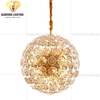 DIAMOND LIGHTING ĐÈN CHÙM HOA PALLAV THUỶ TINH HIỆN ĐẠI VÀNG TRẮNG - DCHD 110G