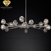 DIAMOND LIGHTING ĐÈN CHÙM AJAX PHA LÊ HIỆN ĐẠI VÀNG TRẮNG - DCHD 1200P