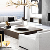 DIAMOND LIGHTING ĐÈN CHÙM AJAX PHA LÊ HIỆN ĐẠI VÀNG TRẮNG - DCHD 1200P