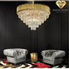 DIAMOND LIGHTING ĐÈN CHÙM SIBYL PHA LÊ LUXURY HIỆN ĐẠI VÀNG TRẮNG - DCHD 044W