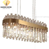 DIAMOND LIGHTING ĐÈN CHÙM EFFIMIA PHA LÊ HIỆN ĐẠI VÀNG TRẮNG - DCHD 1110Q