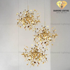 DIAMOND LIGHTING ĐÈN CHÙM TREZINA HỢP KIM HIỆN ĐẠI VÀNG BẠC - DCHD 044I