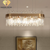 DIAMOND LIGHTING ĐÈN CHÙM EFFIMIA PHA LÊ HIỆN ĐẠI VÀNG TRẮNG - DCHD 1110Q