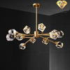 DIAMOND LIGHTING ĐÈN CHÙM NILES PHA LÊ HIỆN ĐẠI VÀNG TRẮNG - DCHD 110I
