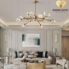 DIAMOND LIGHTING ĐÈN CHÙM NILES PHA LÊ HIỆN ĐẠI VÀNG TRẮNG - DCHD 110I