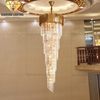 DIAMOND LIGHTING ĐÈN CHÙM GILLANI PHA LÊ HIỆN ĐẠI VÀNG TRẮNG - DCHD 1100J