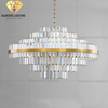 DIAMOND LIGHTING ĐÈN CHÙM PLACIA PHA LÊ HIỆN ĐẠI VÀNG TRẮNG - DCHD 044Z