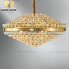DIAMOND LIGHTING ĐÈN CHÙM PERICLES PHA LÊ HIỆN ĐẠI VÀNG TRẮNG - DCHD 110K