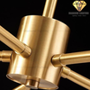 DIAMOND LIGHTING ĐÈN CHÙM NILES PHA LÊ HIỆN ĐẠI VÀNG TRẮNG - DCHD 110I
