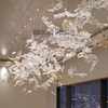 DIAMOND LIGHTING ĐÈN CHÙM PHA LÊ NGHỆ THUẬT HIỆN ĐẠI TRẮNG VÀNG - DCNT 6620