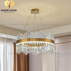 DIAMOND LIGHTING ĐÈN CHÙM ALDOUS PHA LÊ TRÒN HIỆN ĐẠI VÀNG TRẮNG - DCHD 1200D