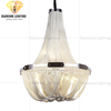 DIAMOND LIGHTING ĐÈN CHÙM MILA HỢP KIM HIỆN ĐẠI XÁM VÀNG - DCHD 110W
