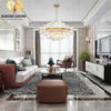 DIAMOND LIGHTING ĐÈN CHÙM PLACIA PHA LÊ HIỆN ĐẠI VÀNG TRẮNG - DCHD 044Z