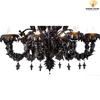 DIAMOND LIGHTING ĐÈN CHÙM THUỶ TINH CỔ ĐIỂN BẠC ĐEN - DC 2036CH8