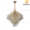DIAMOND LIGHTING ĐÈN CHÙM MATEO PHA LÊ TÂN CỔ ĐIỂN VÀNG TRẮNG - DC 110Q