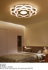 đèn ốp trần led hình bông hoa trang trí phòng ngủ