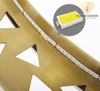 DIAMOND LIGHTING ĐÈN CHÙM PHA LÊ HIỆN ĐẠI VÀNG TRẮNG - DPH870