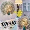 ĐỒNG HỒ TRANG TRÍ CÔNG XANH NGHỆ THUẬT DH410