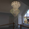 DIAMOND LIGHTING ĐÈN CHÙM PHA LÊ THIẾT KẾ HIỆN ĐẠI TRẮNG - DTTT 8829