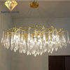 DIAMOND LIGHTING ĐÈN CHÙM PHA LÊ RING SERIP HIỆN ĐẠI VÀNG TRẮNG - DCCC 2264