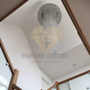 DIAMOND LIGHTING ĐÈN CHÙM PHA LÊ THIẾT KẾ HIỆN ĐẠI TRẮNG - DTTT 8829