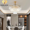 DIAMOND LIGHTING ĐÈN CHÙM PHA LÊ CAO CẤP HIỆN ĐẠI VÀNG TRẮNG - DCCC 2207