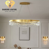 DIAMOND LIGHTING ĐÈN CHÙM NGANG PHA LÊ HIỆN ĐẠI VÀNG TRẮNG - DCCC 2253