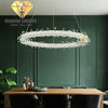 DIAMOND LIGHTING ĐÈN CHÙM PHA LÊ HOA HIỆN ĐẠI TRẮNG - DCCC 2257