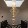 DIAMOND LIGHTING ĐÈN CHÙM THẢ THÔNG TẦNG PHA LÊ HIỆN ĐẠI TRẮNG - DTTT 8832