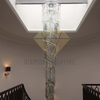 DIAMOND LIGHTING ĐÈN CHÙM THẢ THÔNG TẦNG PHA LÊ HIỆN ĐẠI TRẮNG - DTTT 8832