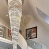 DIAMOND LIGHTING ĐÈN CHÙM THUỶ TINH XOẮN ỐC HIỆN ĐẠI TRẮNG - DTTT 8837