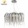 DIAMOND LIGHTING ĐÈN CHÙM HỢP KIM TUA LUA HIỆN ĐẠI VÀNG XÁM - DCCC 2231